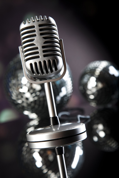 Retro Microphone - Photo, Image