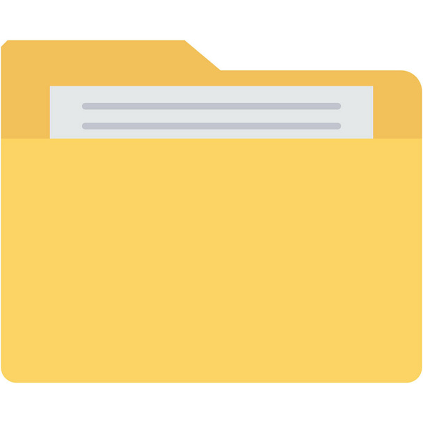 Folder Izolowana ikona wektora, która może łatwo modyfikować lub edytować - Wektor, obraz