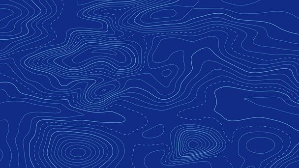 Topographic map background. Grid map. Pattern of contour lines. Vector illustration - Vector, Image
