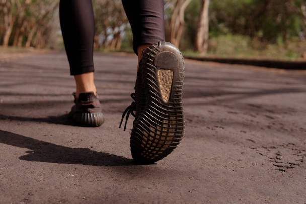 Close-up of running shoes - Foto, imagen