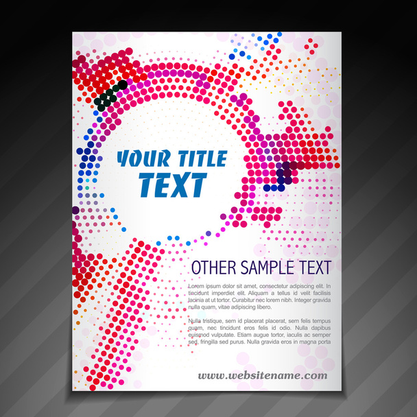 modern brochure flyer poster template - Vektor, Bild
