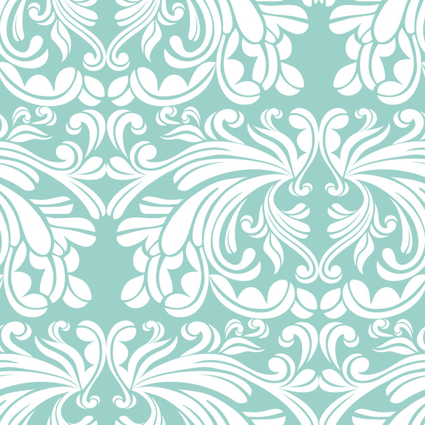 Damask beautiful background with rich, old style, luxury ornamentation, fashioned seamless pattern - Vecteur, image
