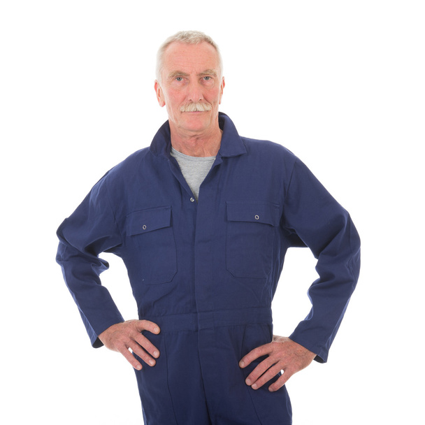 man in blue overall - Fotografie, Obrázek