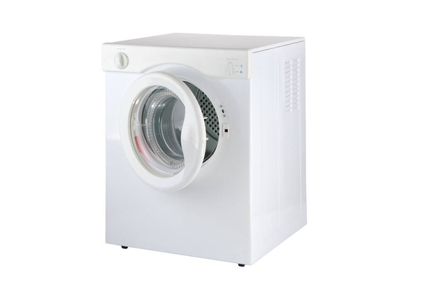 Clothes tumble drier isolated on white background - Zdjęcie, obraz