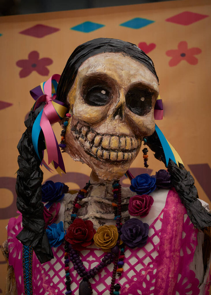 disfraces de cráneo, día de la muerte en México - Foto, imagen