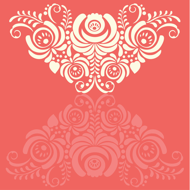 Ornate vector background in traditional Russian style Gzhel - Vektor, obrázek