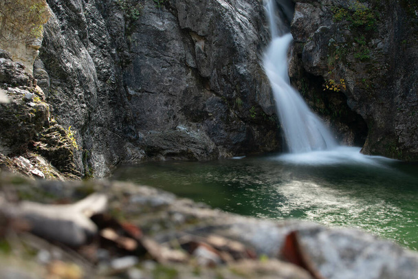 The waterfall is located in Mount Olympus, the home of the Greek gods. - Fotografie, Obrázek