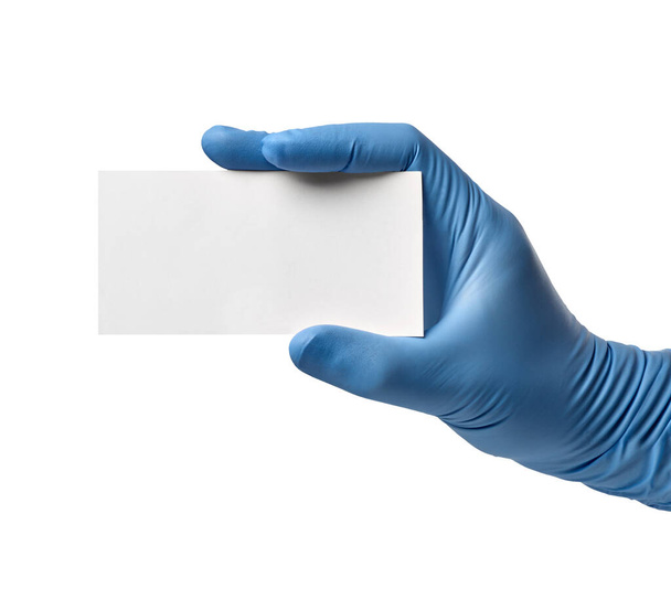 επιδημία ασθένεια γάντι προστασία του ιού κορόνα coronavirus χαρτί σημείωμα σήμα σήμα σήμα ιατρικής υγιεινής χέρι - Φωτογραφία, εικόνα