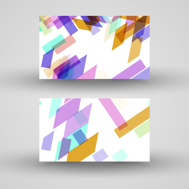 Vector business-card  set for your design - ベクター画像