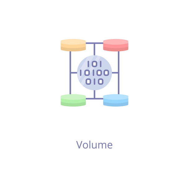Volume icoon in vector. Logotype - Vector, afbeelding