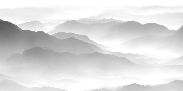 mountains in the fog - Photo, Image