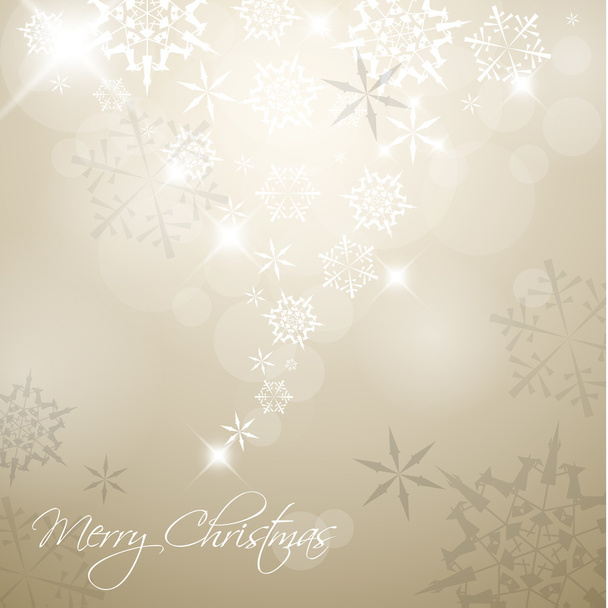 クリスマスの黄金のベクトルの背景 - ベクター画像