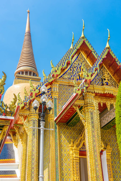 The amazing Temple Wat Ratchabophit Sathitmahasimaram, Bangkok. Thailand - Фото, изображение