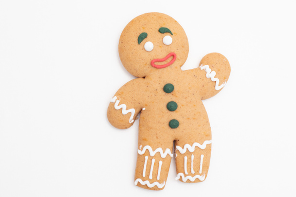 cookie Gingerbread man classic decorated cookie. - Photo, Image