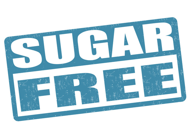 suiker gratis stempel - Vector, afbeelding