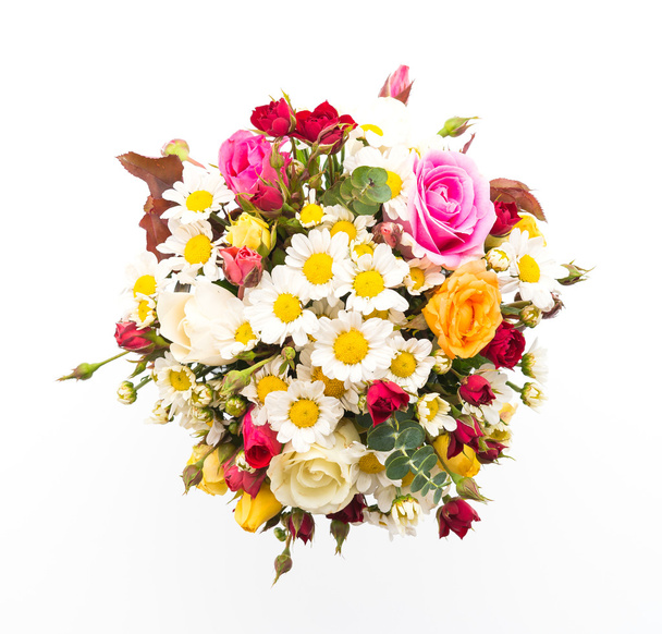 Bouquet de fleurs isolé sur blanc
 - Photo, image