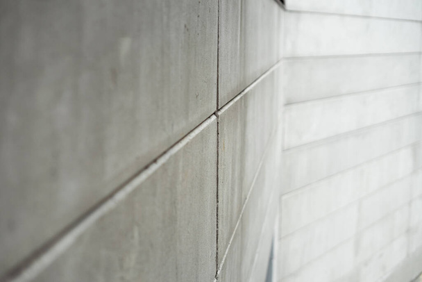 Architekturdetails Zementform Modernes Gebäude Futuristischer Raum Abstrakter Hintergrund. - Foto, Bild
