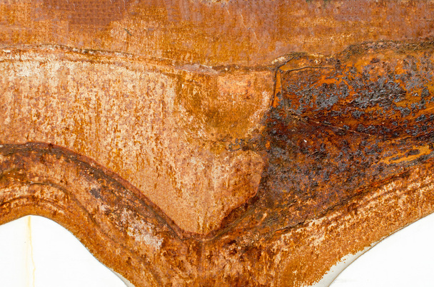 Rust oxidized metal surface making an abstract texture high reso - Zdjęcie, obraz