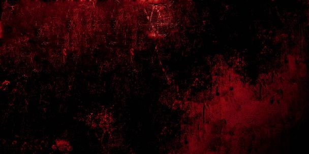Fond rouge effrayant. Texture rouge grunge foncé béton - Photo, image