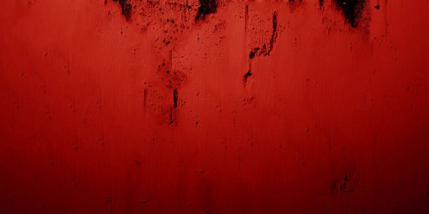 Red Scary Hintergrund. Dark Grunge Red Texture Beton - Foto, Bild