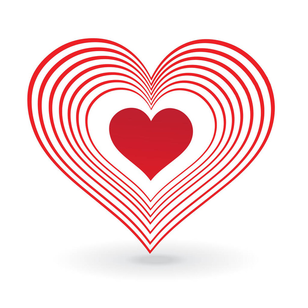 Εικονογράφηση Συλλογή Καρδιά Πολλά Διάφορα Στυλ Για Κάνοντας Αφίσα Σύμβολο Εικονίδιο Κάρτα Κουμπί Ιστοσελίδα Σχολή Υλικό Άλλο Σχεδιασμός - Διάνυσμα, εικόνα