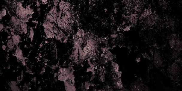 Dark maroon shabby walls. Scary cement texture - Photo, Image