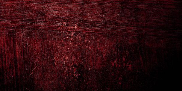 Sfondo horror rosso e nero. Grunge scuro struttura di cemento rosso - Foto, immagini