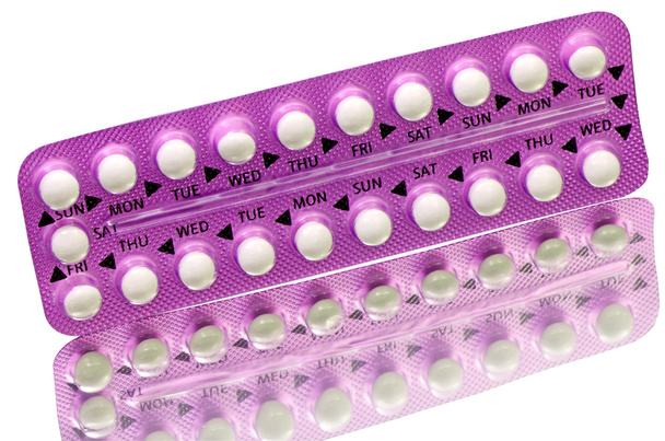 Bande de pilule contraceptive
. - Photo, image