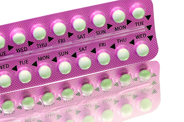 Strip of Contraceptive Pill. - Photo, Image