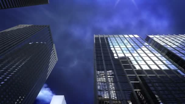 Wolkenkratzer in der Stadt - Filmmaterial, Video