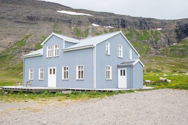 Old farmhouse in Arneshreppur in Strandir in west Iceland - Photo, Image
