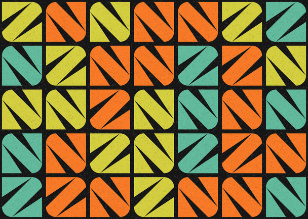 abstraktes geometrisches Muster, Vektorillustration  - Vektor, Bild