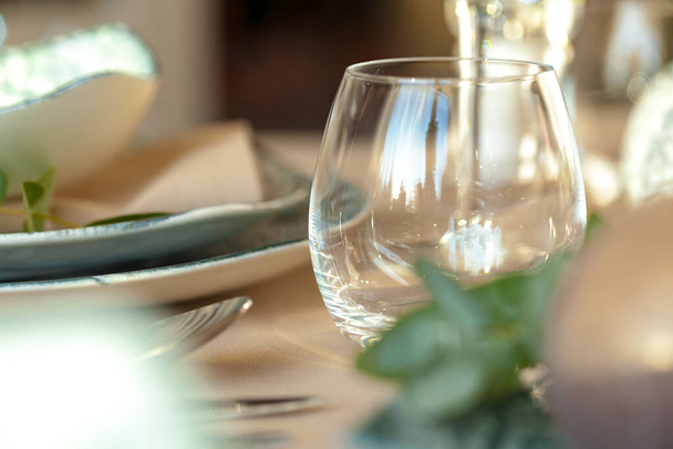 Close up photo of a table setting - Fotografie, Obrázek