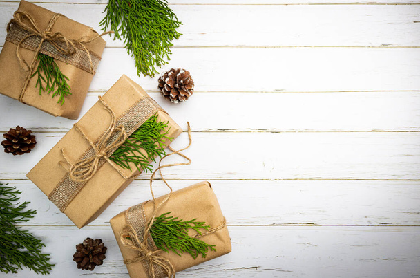 Christmas gift or present box - Фото, зображення