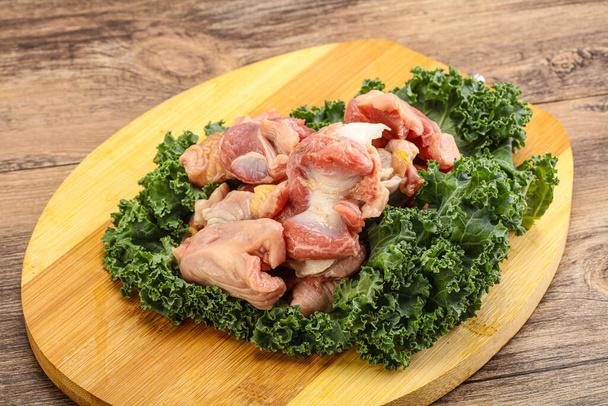 生のおいしい鶏の胃料理 - 写真・画像