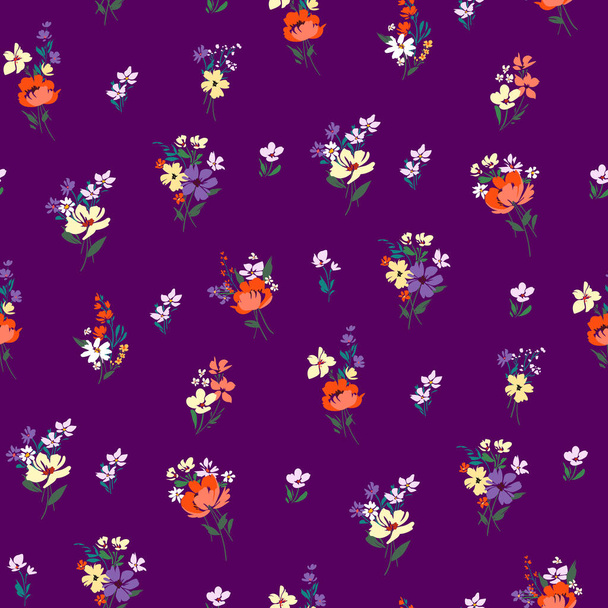 Summer fashion seamless pattern for dress - Vector, Image
