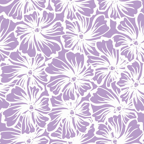   Pattern Flowers Abstraction on a light background - Vector, afbeelding