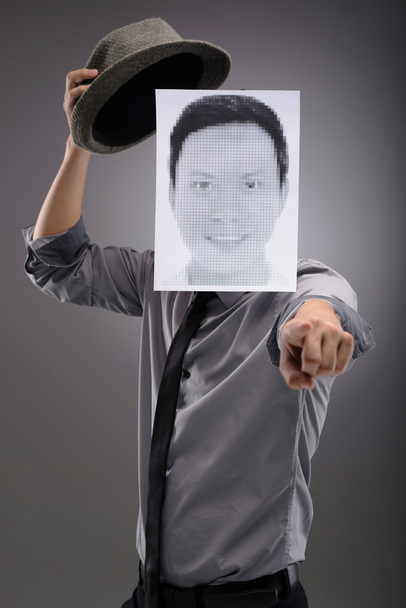 Pixel portrait - Photo, Image