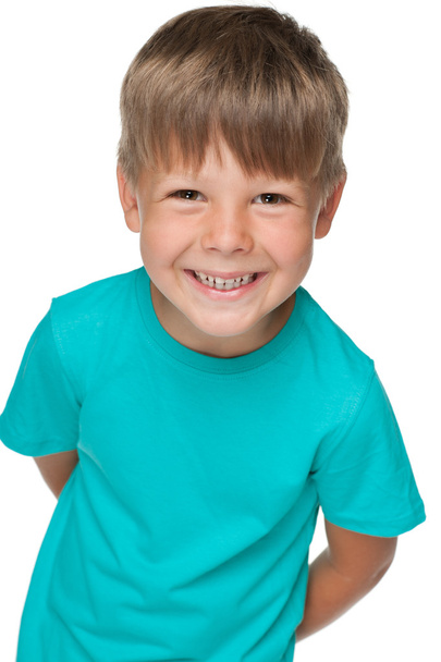 Щасливий маленький хлопчик
 - Фото, зображення
