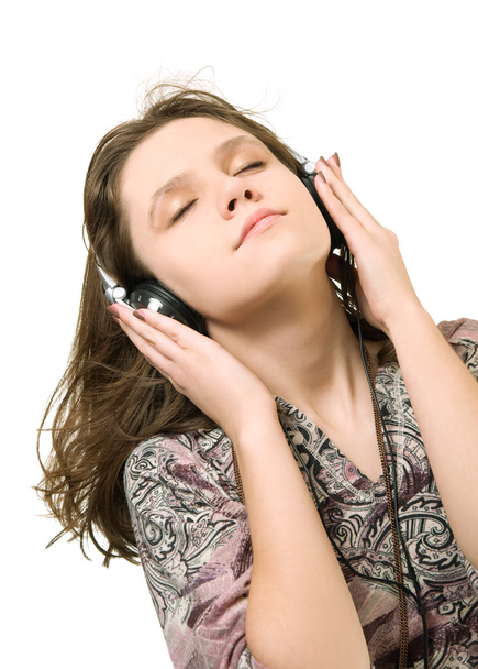 Listening music - Foto, Imagem