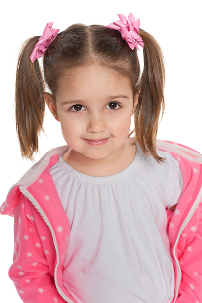 Smiling preschool girl - Foto, imagen
