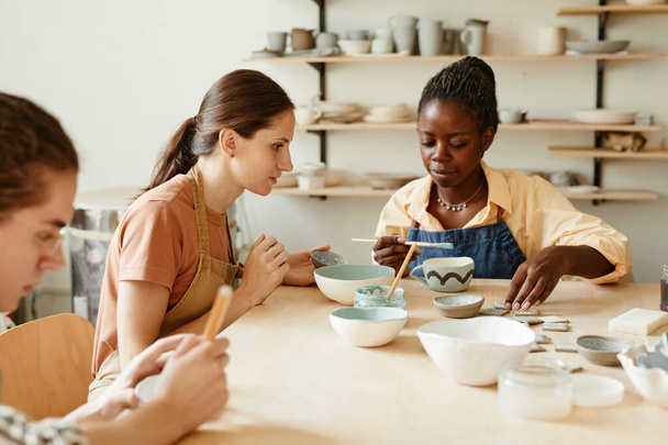Women in Pottery Studio - Photo, Image