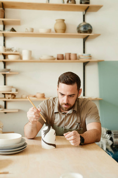 Man Creating Pottery Minimal - Photo, Image