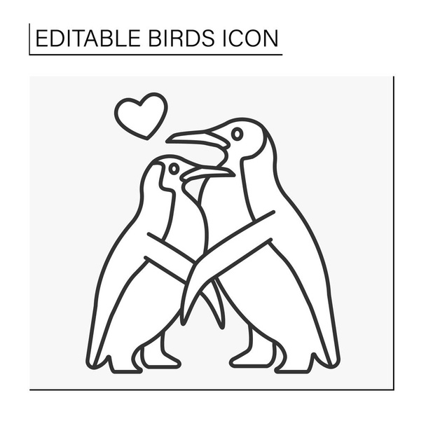  Ikone der Pinguine - Vektor, Bild