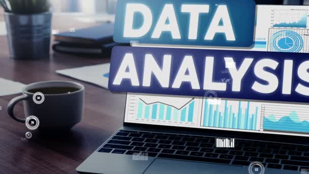 Análisis de datos para empresas y finanzas conceptual - Metraje, vídeo