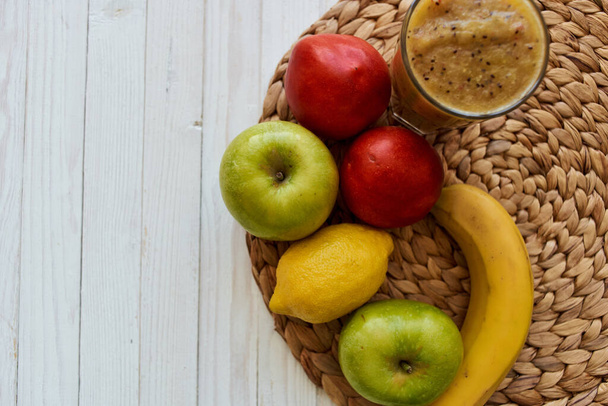 fruit drink smoothie vitamins dessert healthy food - Foto, immagini