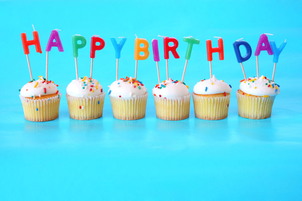 Birthday Cupcakes - Foto, afbeelding