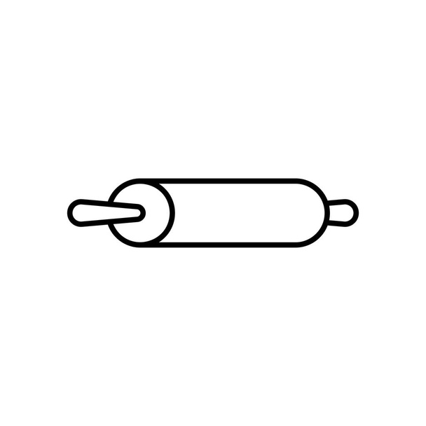 pin kaydırma simgesi, paten ikonu vektör illüstrasyonu - Vektör, Görsel