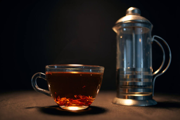 cup tea hot drink traditional ceremony breakfast like - Фото, зображення