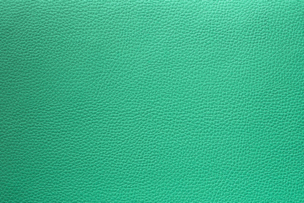 Close up green leather and texture background. - Photo, Image